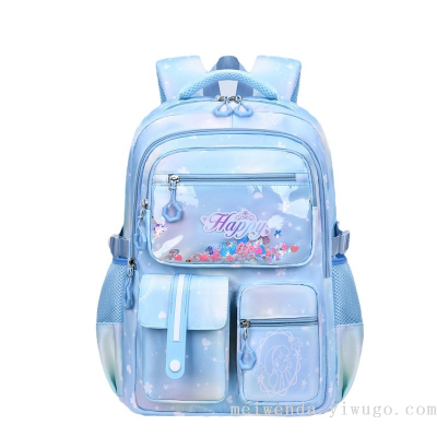 One Piece Dropshipping Fashion Trend Student-Grade 6 Schoolbag Large Capacity Spine Protection Backpack Wholesale