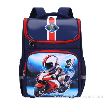 One Piece Dropshipping Fashion All-Match Student Schoolbag Burden-Reducing Spine Protection Backpack