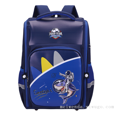 Cross-Border New Arrival Cartoon Student Schoolbag Large Capacity Waterproof Backpack Wholesale