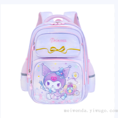 One Piece Dropshipping Fashion Cartoon Primary School Student Grade 1-6 Schoolbag Large Capacity Waterproof Bag