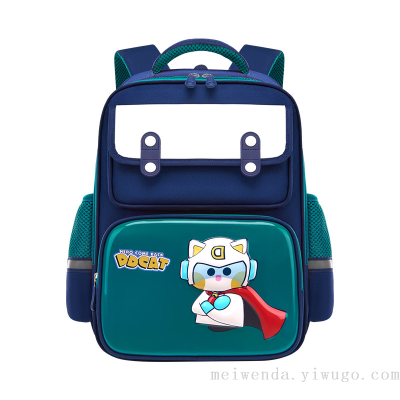 backpack Cross-Border British Style boy girl Primary School Student Schoolbag 1-6 Grade Large Capacity school bags Portable Burden Alleviation Bag