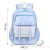 One Piece Dropshipping Fashion Gradient Student Schoolbag Waterproof Spine-Protective Backpack Wholesale