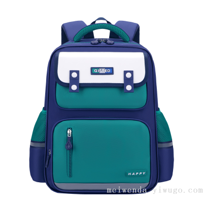 One Piece Dropshipping Fashion British Style Student 1-6 Grade Burden Reduction Portable Backpack