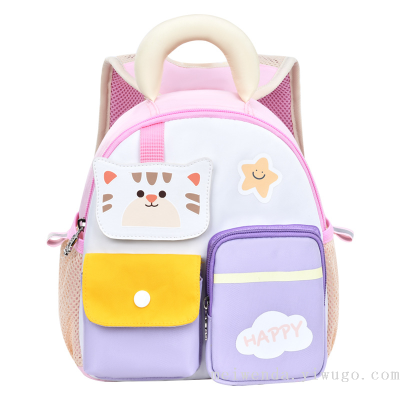 One Piece Dropshipping New Student Toddler Schoolbag Multi-Compartment Easy Storage Large Capacity Waterproof Backpack