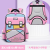 One Piece Dropshipping New Cartoon Magnetic Snap Student Schoolbag Large Capacity Burden Alleviation Backpack