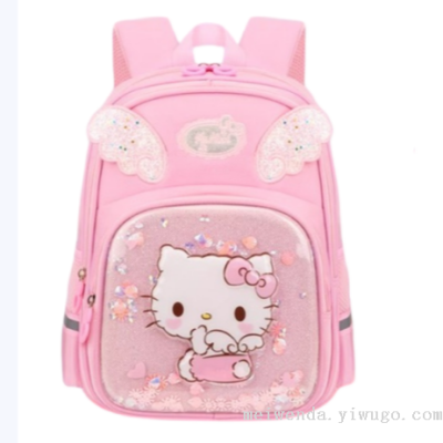One Piece Dropshipping Cartoon Versatile Girls' Student Schoolbag Burden Reduction Spine Protection Backpack
