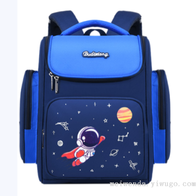One Piece Dropshipping New Cartoon Astronaut Bag Student-6 Grade Large Capacity Backpack