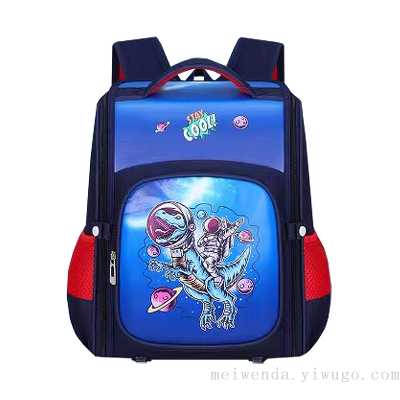 One Piece Dropshipping Fashion Primary School Student Schoolbag Large Capacity Spine Protection Lightweight Backpack