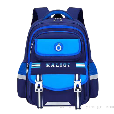 Fashionable All-Match Student Schoolbag Burden Reduction Easy Storage Waterproof Backpack Wholesale