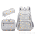 Cross-Border Fashion Little Daisy Three-Piece Student Schoolbag Large Capacity Burden Alleviation Backpack