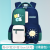 Cross-Border Fashion Simple Student Grade 1-6 Schoolbag Large Capacity Burden Reduction Waterproof Backpack