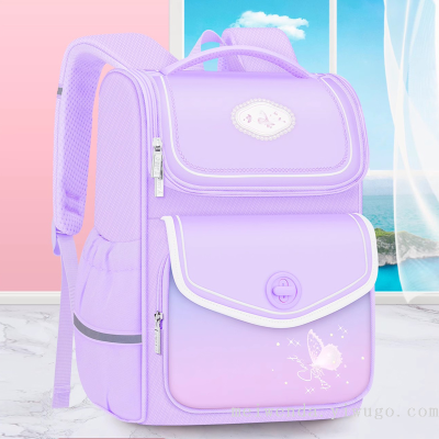 One Piece Dropshipping New Fashion Girls Schoolbag Lightweight Spine-Protective Large Capacity Backpack Waterproof Bag