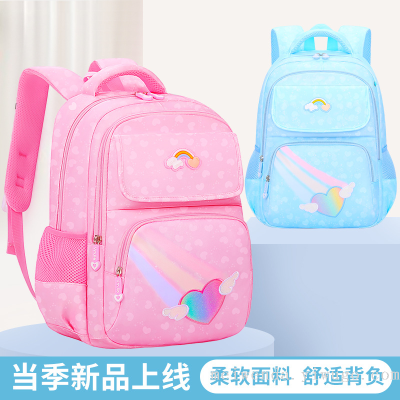 One Piece Dropshipping Fashion Student Schoolbag Trendy Spine Protection Backpack Waterproof Bag