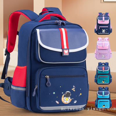 One Piece Dropshipping Fashionable Student Schoolbag rge Capacity Burden Alleviation Bapa Waterproof Bag
