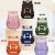 one piece dropshipping british style student schoolbag grade 1-6 spine protection easy cleaning backpack