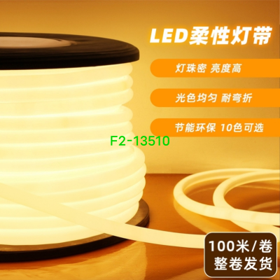 Light Strip 220V High Voltage Led Neon Light round 360 Degree Luminous 2835 Flexible Outdoor Waterproof Light Strip