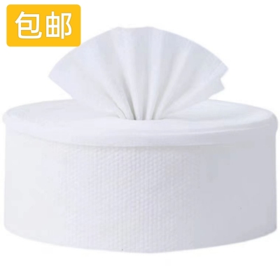 Factory Direct Sales Cotton Pads Paper Large Plate Face Cloth Tissue Bath Towel Face Cleaning Disposable White Towel One Piece Dropshipping