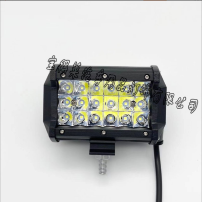 Factory Wholesale Led Work Light Three Rows 54W off-Road Vehicle Top Light Car Strip Light Spotlight off-Road Vehicle Fog Light