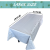 137*183cm hot sale factory direct rectangle party waterproof plastic disposable table covers