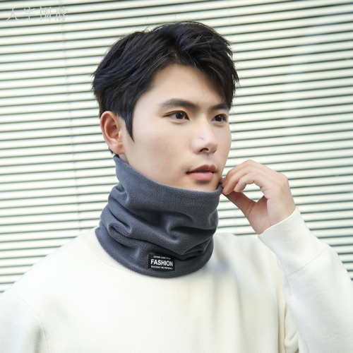 Scarf Winter Men‘s and Women‘s Neck Protection Bandana Scarf Fleece-Lined Warm Wool Scarf Cycling Cold Protection Scarf