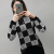  Students Thickened Autumn and Winter Stripes Slimming Long Sleeve Top Half Turtleneck Bottoming Shirt Female