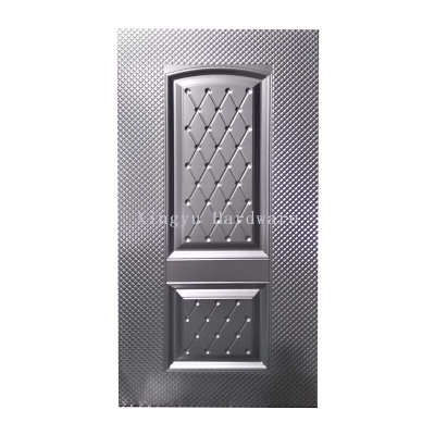 Xingyu Hardware Professional Embossed Security Door Facade Iron Plate Factory Direct Sales Steel Door Sheet Foreign Trade Metal Door Plank
