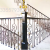 Wrought Iron Stair Handrails Wooden Stair Ornaments Solid Wood Stair Railing Home Decoration Customized Staircase Railing 