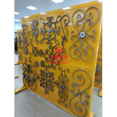 CAGES & ROSETTES Iron Gate Accessories Guardrail Decoration Forging Stamping Stairs Parts Hardware Accessories