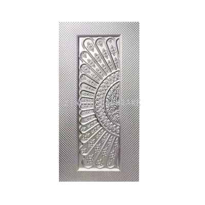 Xingyu Hardware Metal Door Panel Professional Embossed Carved Imitation Cast Aluminum Door Sheet Cold Rolled Galvanized Steel Door Sheet
