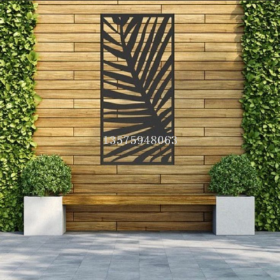 Foreign Trade Best-Selling Laser Cutting Door Panel Courtyard Wall Decoration Stencil Any Shape Can Be Done