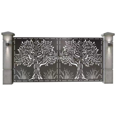 Hollow Laser Cutting Board Pattern Decoration Domestic Door Panel Door Surface Pattern Any Pattern Design