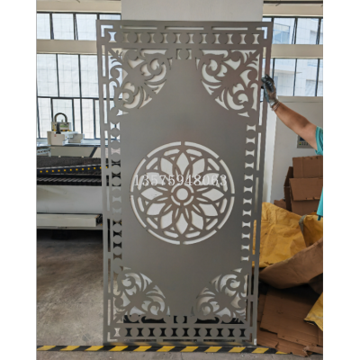 CNC Laser Cutting Board Facade Decoration Stencil Entry Door Gate Facade Subareas Screens