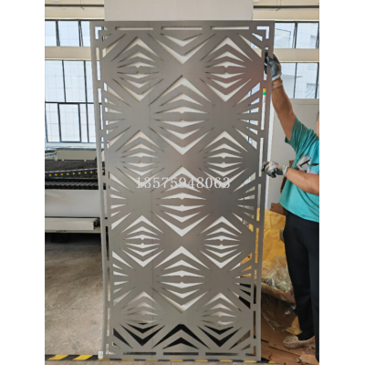 Yiwu Factory Direct Supply CNC Laser Cutting Board Entry Door Facade Decoration Floor Board Subareas Screens