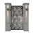 Cnc Laser Cutting Board Metal Hollow Door Panel Fence Subareas Screens Stair Handrail