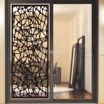 Cnc Laser Cutting Plate Metal Hollow Door Panel Fence Screen Partition Stair Handrail Foreign Trade Support