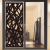 Foreign Trade Best-Selling Laser Cutting Hollow Door Panel Indoor Partition Screens Villa Fence Stair Handrail