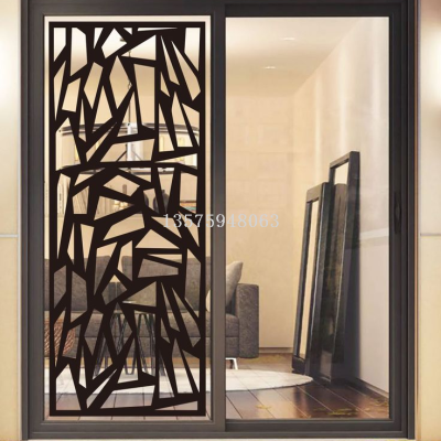Foreign Trade Best-Selling Laser Cutting Hollow Door Panel Indoor Partition Screens Villa Fence Stair Handrail