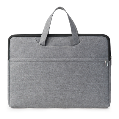 Cross-Border Laptop Bag Zipper File Bag Large Capacity Laptop Sleeve Unisex Briefcase Printed Logo