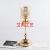 Factory Direct Metal Plating Iron Candlestick Wedding Props Candle Cup Hollow Retro Crystal Candlestick Ornaments