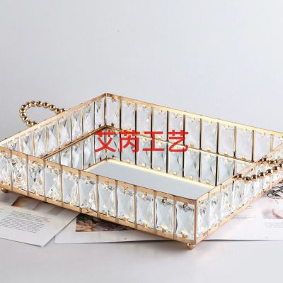 Creative Fruit Plate Dessert Table Decoration European Fruit Plate Tea Table Tray Cake Cold Meal Display Stand Cosmetic Storage