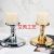 Cross-Border European-Style Iron Single-Head Candlestick Romantic Home Metal Plating Decoration Romantic Candlelight Dinner Simple Props