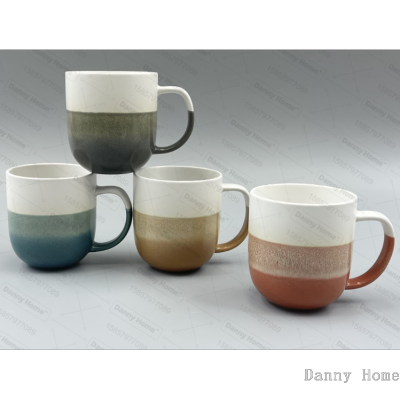 Danny Home 400ml Ceramic Mug Coffee Cup Couple's Cups Parent-Child Cup Painted Art Water Cup
