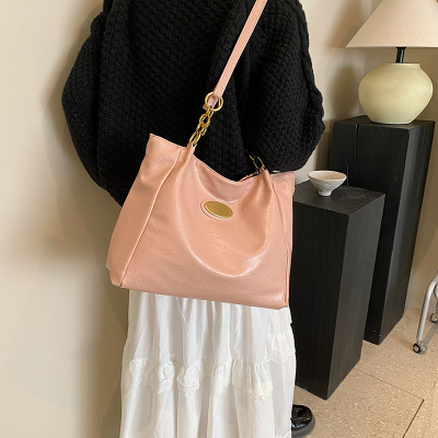Retro Simple Large Capacity Shoulder Bag Wholesale New Cross-Border Trendy Women's Bags One Piece Dropshipping 0223