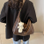Temperament Pure Color Shoulder Bag Wholesale Retro Casual Cross-Border Trendy Women's Bags One Piece Dropshipping 2476