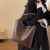 Cross-Border Pure Color Minimal Versatile Shoulder Bag Wholesale Retro Trendy Women's Bags One Piece Dropshipping 0946