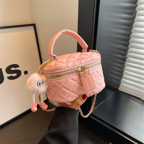 2023 New Internet Celebrity Chanel-Style Bags Women‘s Portable Shoulder Bag Fashion Rhombus Mini Messenger Bag One Piece Dropshipping
