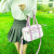 2024 New Japanese Style All-Matching PU College Commuter Women's Bag Anime Secondary Texture Diagonal One Shoulder Bag