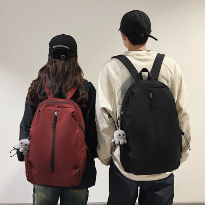 2024 Spring and Summer New Nylon Backpack Outing Spring Travel Backpack Large Capacity Men and Women Couple Schoolbag