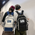 2024 New Backpack Fashion All-Match Men's and Women's Same Style Japanese and Korean Style Junior High School Backpack