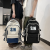 2024 New Backpack Fashion All-Match Men's and Women's Same Style Japanese and Korean Style Junior High School Backpack